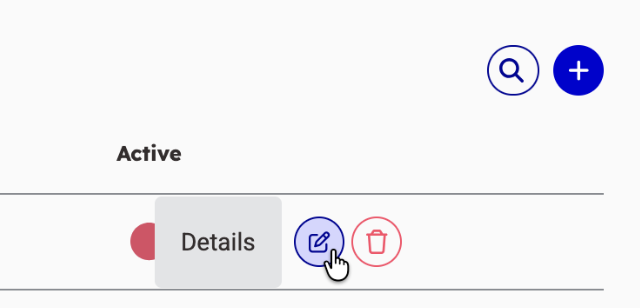 SSO provider list with Details button